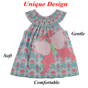 Girls' Sleeveless Butterfly Dress 