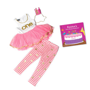Mud Pie I ’ m One Happy Birthday Outfit (3 pieces)
