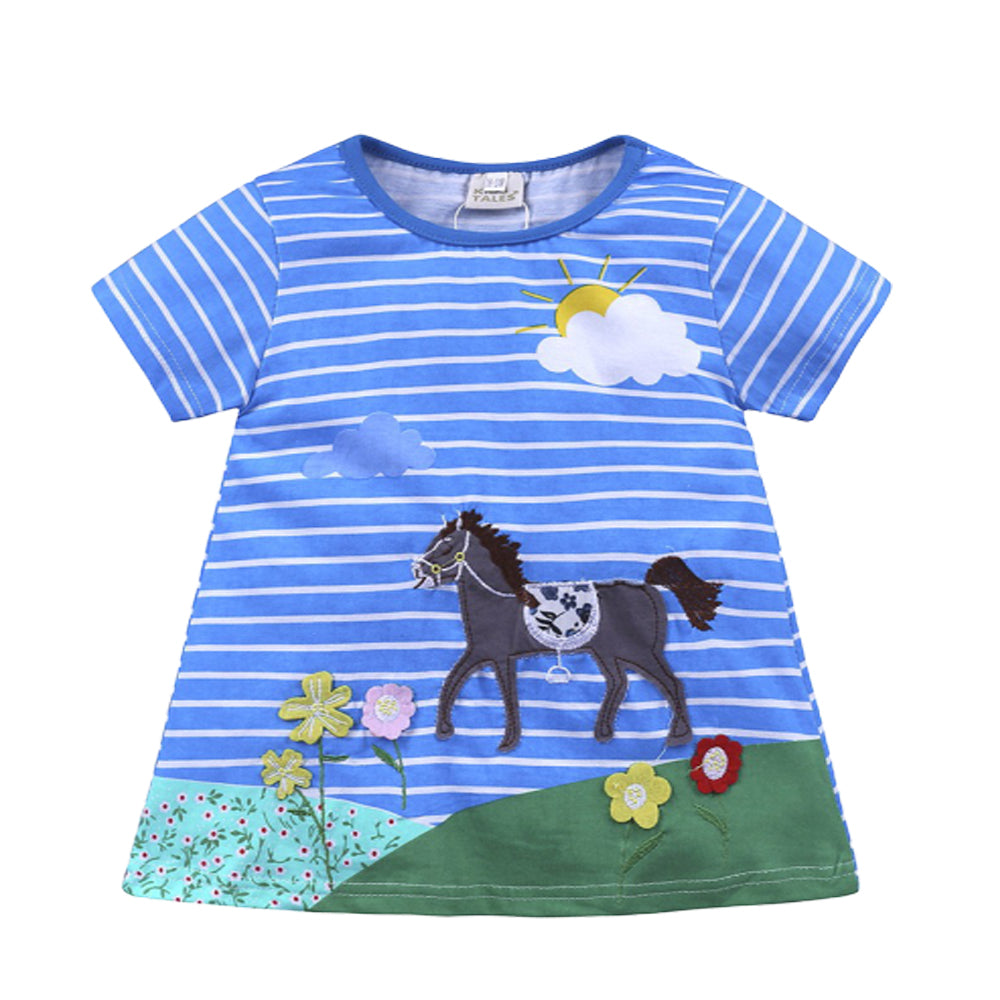Blue Shirt with a Horse on it