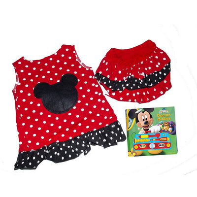 Red and Black 2 Piece Sun suit